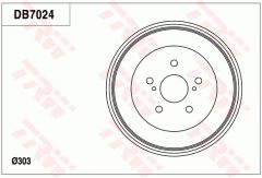 TRW DB7024 — Tambur de frână