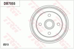 TRW DB7055 — Тормозной барабан