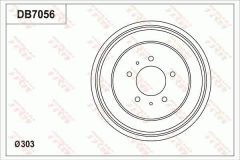 TRW DB7056 — Tambur de frână