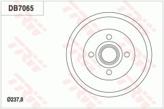 TRW DB7065 — Tambur de frână