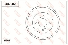 TRW DB7982 — Tambur de frână
