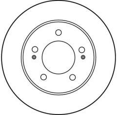 TRW DF1434 — Disc de frână