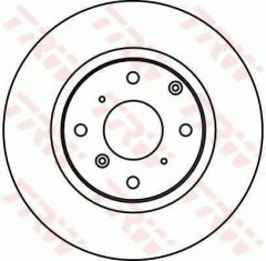 TRW DF2573 — Disc de frână