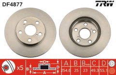 TRW DF4877 — Disc de frână