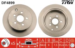 TRW DF4899 — Disc de frână