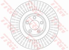 TRW DF6146S — Disc de frână
