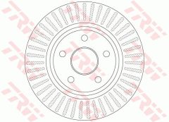 TRW DF6251 — Disc de frână