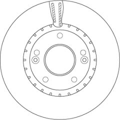 TRW DF6628 — Disc de frână
