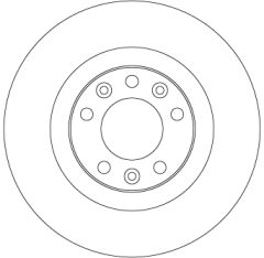 TRW DF6667 — Disc de frână