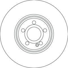 TRW DF6896S — Disc de frână
