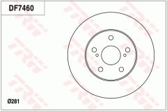TRW DF7460 — Disc de frână