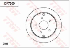 TRW DF7500 — Disc de frână