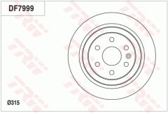 TRW DF7999 — Disc de frână