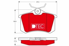 TRW GDB1330DTE — Plăcuțe de frână disc