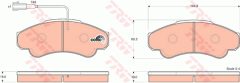 TRW GTD1197 — Set discuri și plăcuțe de frână