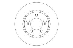 TRW DF6924S — Disc de frână