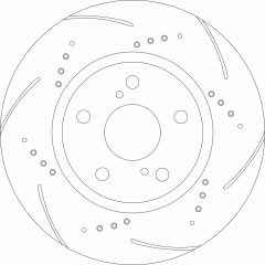 TRW DF8991SR — Disc de frână