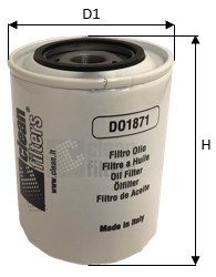 CLEAN FILTERS DO1871 — Filtru de ulei