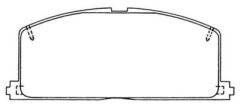AISIN ASN-101P — Колодки тормозные дисковые