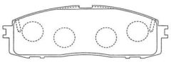AISIN ASN-146 — Plăcuțe de frână disc