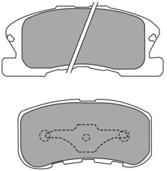 AISIN ASN-2094 — Колодки тормозные дисковые