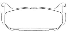 AISIN ASN-241 — Plăcuțe de frână disc