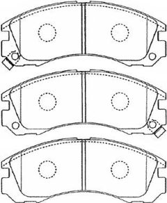 AISIN D1N034 — Колодки тормозные дисковые