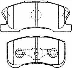 AISIN G1N018 — Колодки тормозные дисковые