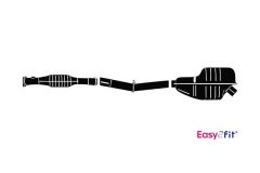 HELLA 8LP 366 903-371 — Sistem de evacuare complet