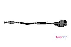 HELLA 8LP 366 904-531 — Sistem de evacuare complet