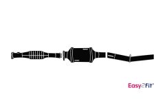 HELLA 8LP 366 904-721 — Sistem de evacuare complet