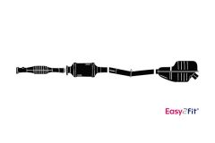 HELLA 8LP 366 904-661 — Sistem de evacuare complet