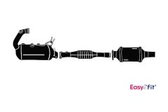 HELLA 8LP 366 921-371 — Sistem de evacuare complet