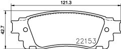 HELLA 8DB 355 024-631 — Колодки тормозные дисковые