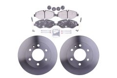HELLA 8DE 355 710-031 — Set discuri și plăcuțe de frână