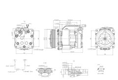 HELLA 8FK 366 201-931 — Compresor aer condiționat