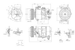 HELLA 8FK 366 202-031 — Compresor aer condiționat