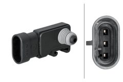 HELLA 6PP 009 400-011 — Senzor presiune galerie admisie