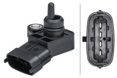 HELLA 6PP 009 403-011 — Senzor presiune galerie admisie