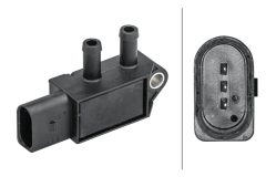 HELLA 6PP 009 409-161 — Senzor presiune gaze evacuare