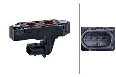 HELLA 6PP 009 409-701 — Senzor presiune gaze evacuare