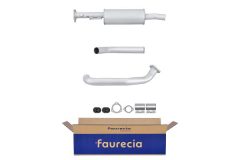 HELLA 8LC 366 023-571 — Tobă de eșapament intermediară