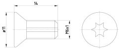 HELLA 8DZ 355 209-121 — Șurub fixare disc de frână