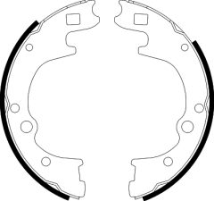 HELLA 8DB 355 002-111 — Plăcuțe de frână