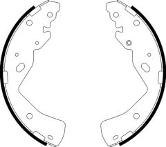 HELLA 8DB 355 038-211 — Колодки тормозные