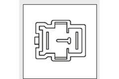 KAVO PARTS EBL-4504 — Contact stop