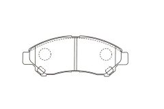 KAVO PARTS KBP-9151 — Колодки тормозные дисковые