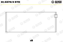 GLYCO 01-4079/4 STD — Cuzinet bielă
