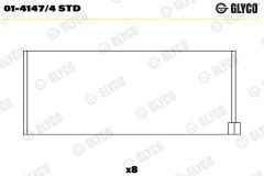 GLYCO 01-4147/4 STD — Cuzinet bielă