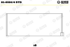 GLYCO 01-4180/4 STD — Cuzinet bielă